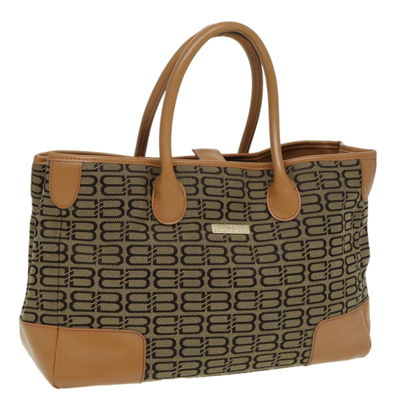 BALENCIAGA Hand Bag Canvas Beige Auth bs16210 - Picture 1 of 16